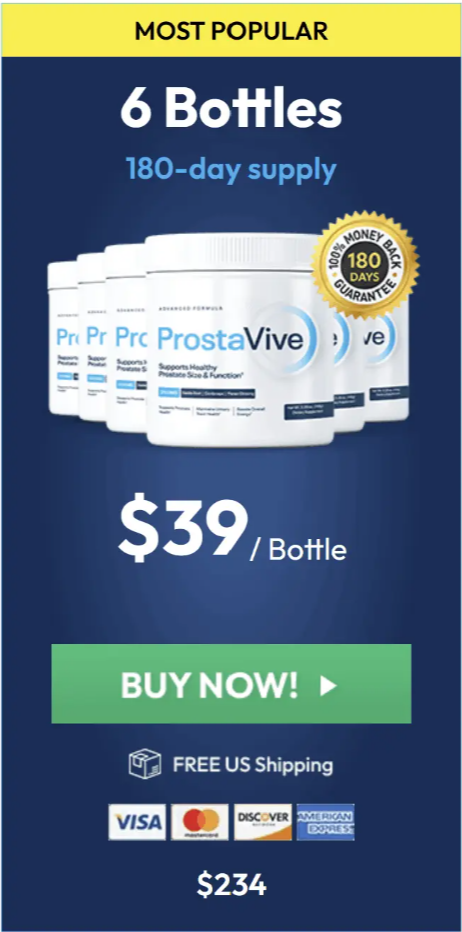 ProstaVive Buy 6 Bottles