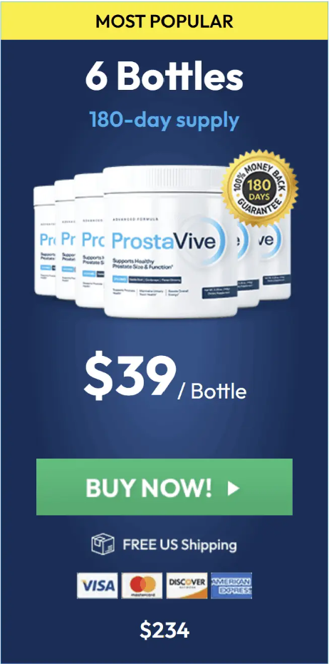 ProstaVive Buy 6 Bottles